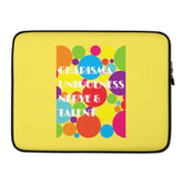 Charisma Uniqueness Nerve & Talent Laptop Sleeve